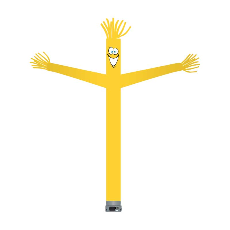 18' Generic Yellow Tube Dancer (with arms & face)