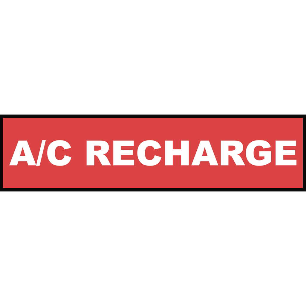 2' X 8' FullSpeed Automotive Red A/C Recharge Mesh Bay Banner